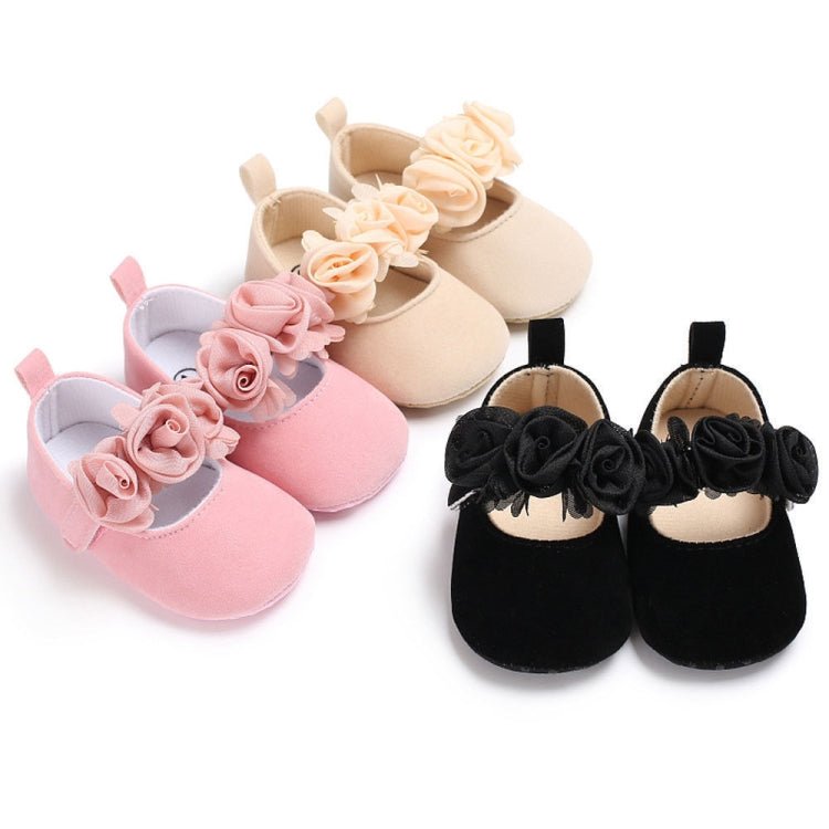 Lovely Flower Baby Girl Newborn Crib Shoes Soft Prewalker Anti - slip Baby Shoes(Pink) - Mega Discount Store LebanonLebanon