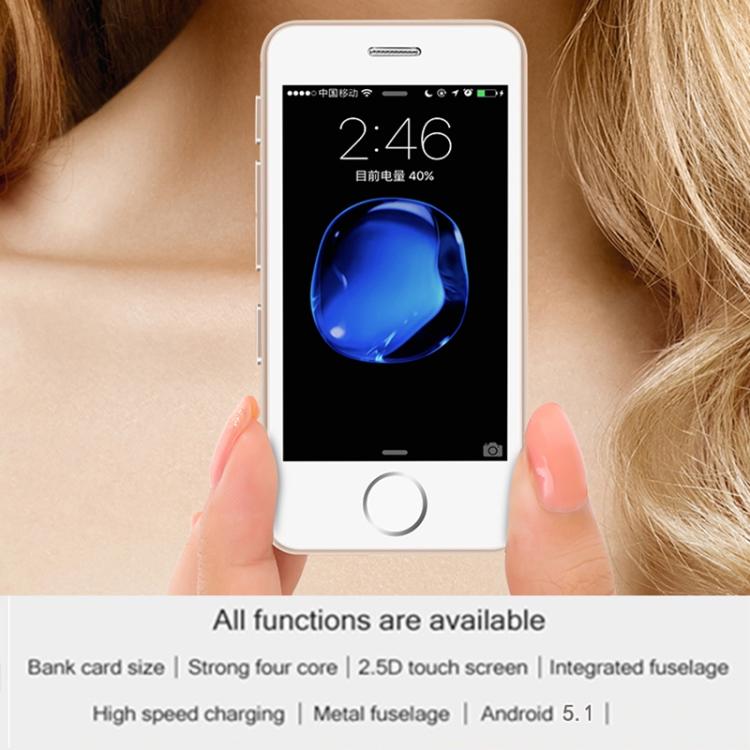 MELROSE S9, 512MB+8GB, 2.45 inch Android 5.1 MTK6580 Quad Core, Bluetooth, WiFi, Network: 3G (Gold) - Mega Discount Store LebanonLebanon