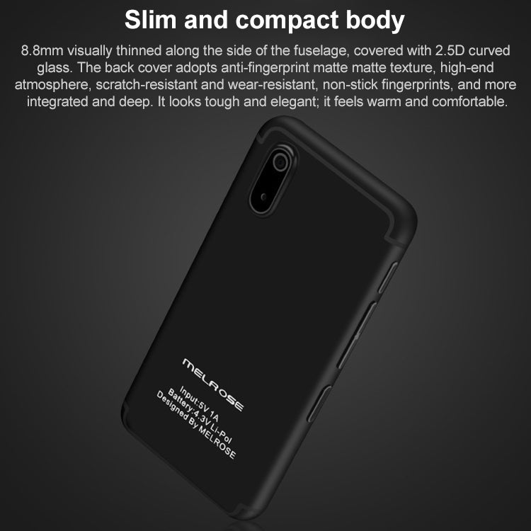 MELROSE S9X, 1GB+8GB, 2.45 inch, Android 5.1 MTK6580 Quad Core, Support Bluetooth / WiFi, Network: 3G(Black) - Mega Discount Store LebanonLebanon