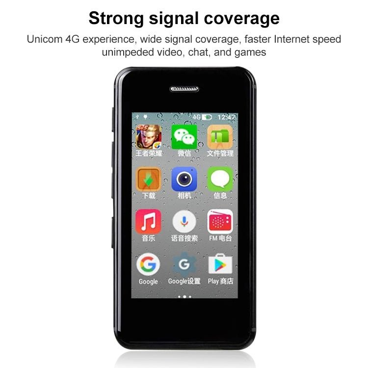 MELROSE S9X, 1GB+8GB+32GB TF, Support Google Play, 2.45 inch, Android 5.1 MTK6580 Quad Core, Support Bluetooth / WiFi, Network: 3G(Black) - Mega Discount Store LebanonLebanon