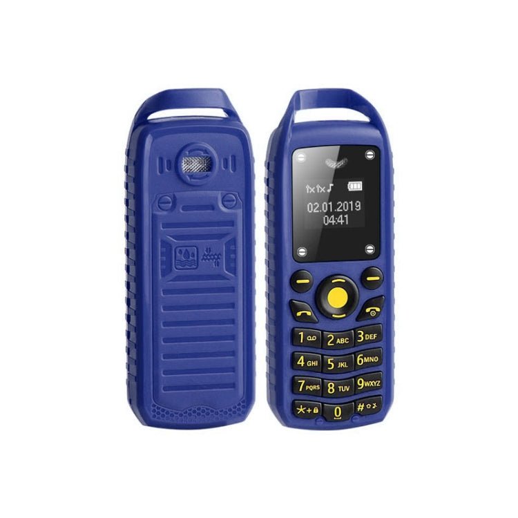 Mini B25 Headphone Mobile Phone, Hands Free Bluetooth Dialer Headphone, MP3 Music, Dual SIM, Network: 2G(Blue) - Mega Discount Store LebanonLebanon