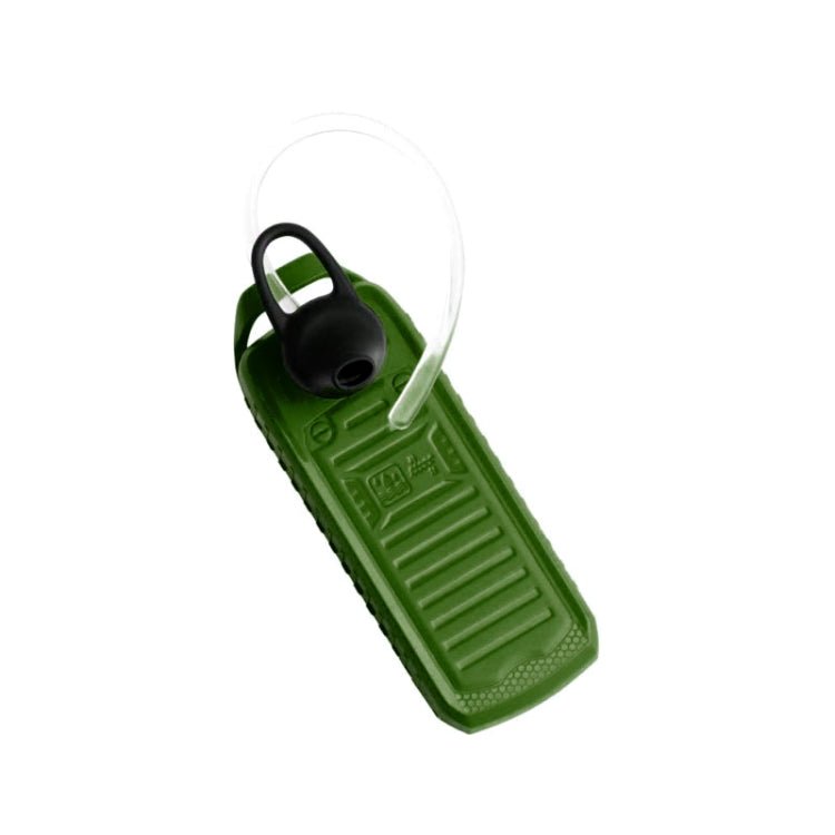 Mini B25 Headphone Mobile Phone, Hands Free Bluetooth Dialer Headphone, MP3 Music, Dual SIM, Network: 2G(Green) - Mega Discount Store LebanonLebanon