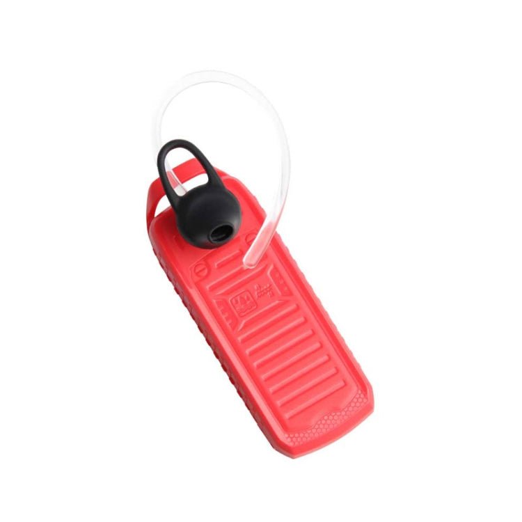 Mini B25 Headphone Mobile Phone, Hands Free Bluetooth Dialer Headphone, MP3 Music, Dual SIM, Network: 2G(Red) - Mega Discount Store LebanonLebanon