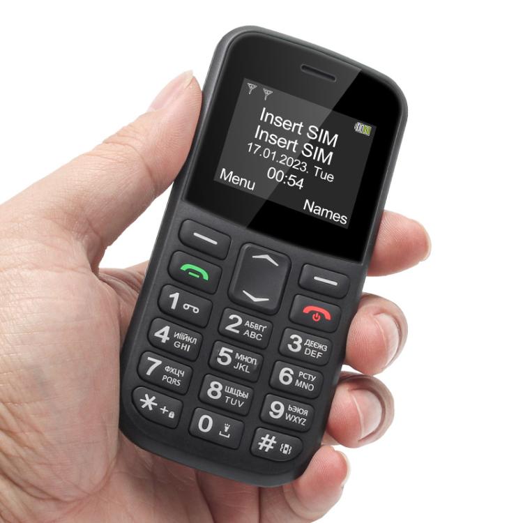 MXMID B210 Keypad Phone, 1.77 inch SC6531E, LED Flashlight, Big Keyboard Big Fonts, SOS, Network: 2G, Dual SIM, Plug:UK Plug(Red) - Mega Discount Store LebanonLebanon