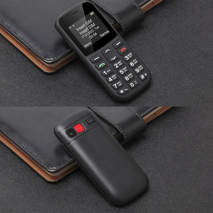 MXMID B210 Keypad Phone, 1.77 inch SC6531E, LED Flashlight, Big Keyboard Big Fonts, SOS, Network: 2G, Dual SIM, Plug:US Plug(Red) - Mega Discount Store LebanonLebanon