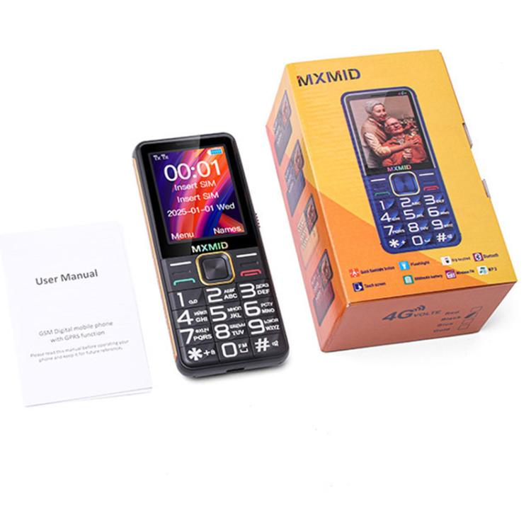 MXMID G880 Pro Big Keys Elder Phone, 2.4 inch, MT6261D, 1600mAh Battery, LED Flashlight, Network: 2G(Blue) - Mega Discount Store LebanonLebanon