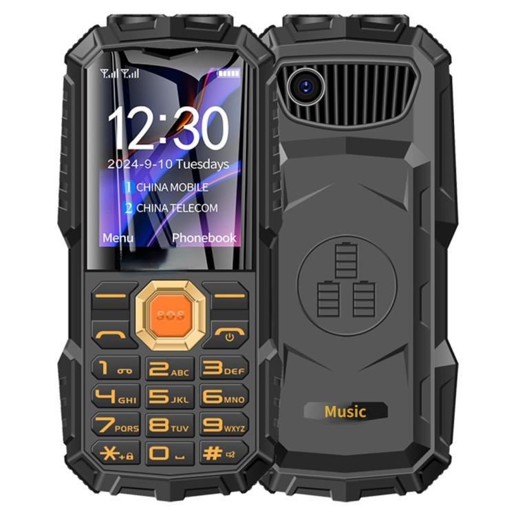 Q7+ 4G Elder Keypad Rugged Phone, 1.77 inch, 16800mAh, 21 Keys, SOS, FM, Network: 4G, Dual SIM(Black) - Mega Discount Store LebanonLebanon