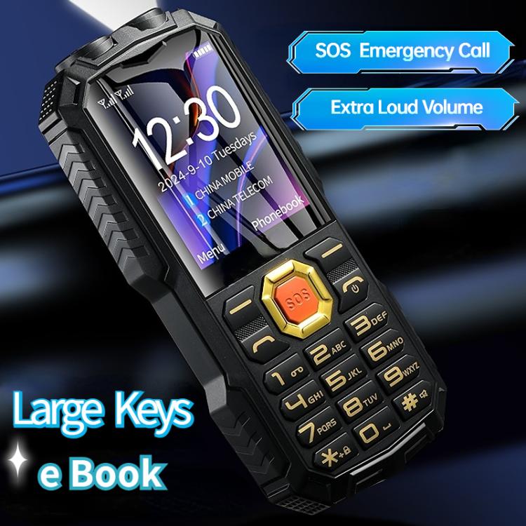 Q7+ 4G Elder Keypad Rugged Phone, 1.77 inch, 16800mAh, 21 Keys, SOS, FM, Network: 4G, Dual SIM(Black) - Mega Discount Store LebanonLebanon