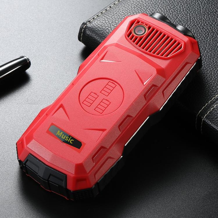 Q7+ 4G Elder Keypad Rugged Phone, 1.77 inch, 16800mAh, 21 Keys, SOS, FM, Network: 4G, Dual SIM(Red) - Mega Discount Store LebanonLebanon