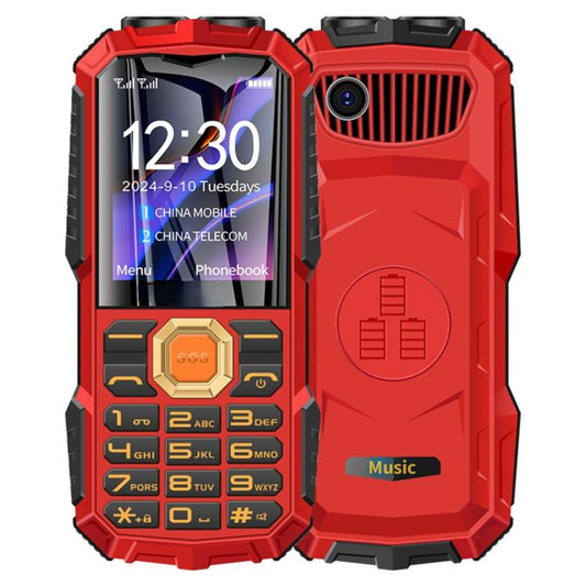 Q7+ 4G Elder Keypad Rugged Phone, 1.77 inch, 16800mAh, 21 Keys, SOS, FM, Network: 4G, Dual SIM(Red) - Mega Discount Store LebanonLebanon
