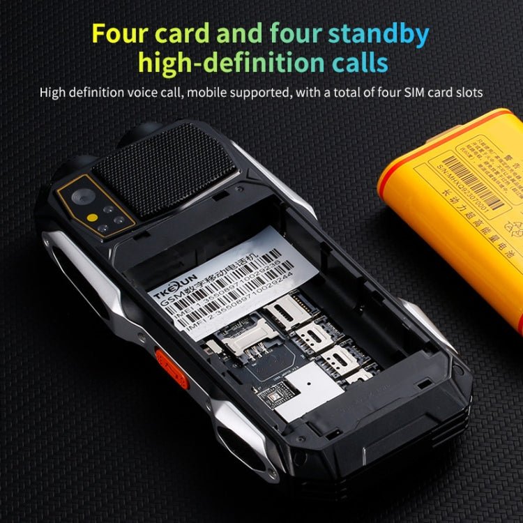 Q9 - 1 4G Elder Keypad Rugged Phone, 3.5 inch, 4500mAh, 21 Keys, SOS, FM, Network: 4G, Dual SIM(Black) - Mega Discount Store LebanonLebanon