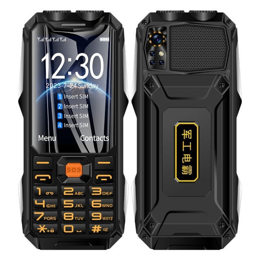 Q9 - 1 4G Elder Keypad Rugged Phone, 3.5 inch, 4500mAh, 21 Keys, SOS, FM, Network: 4G, Dual SIM(Black) - Mega Discount Store LebanonLebanon