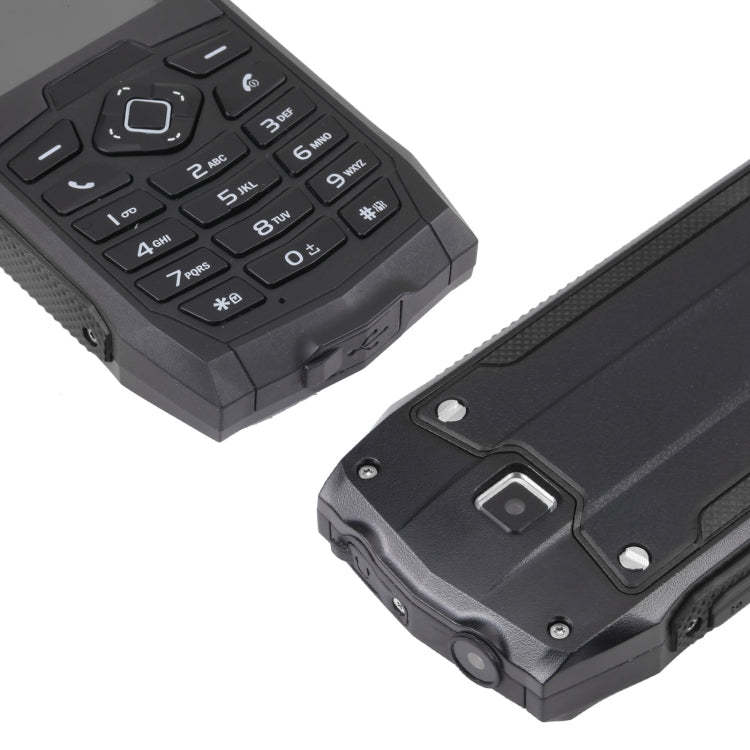 Rugtel R1C Rugged Phone, IP68 Waterproof Dustproof Shockproof, 2.4 inch, MTK6261D, 2000mAh Battery, SOS, FM, Dual SIM(Black) - Mega Discount Store LebanonLebanon