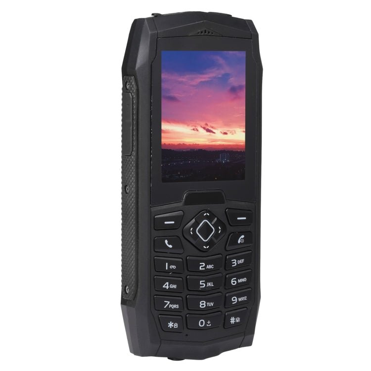 Rugtel R1C Rugged Phone, IP68 Waterproof Dustproof Shockproof, 2.4 inch, MTK6261D, 2000mAh Battery, SOS, FM, Dual SIM(Black) - Mega Discount Store LebanonLebanon