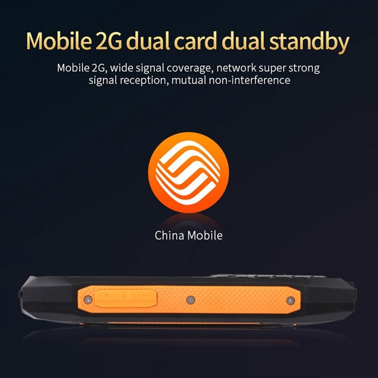 Rugtel R1C Rugged Phone, IP68 Waterproof Dustproof Shockproof, 2.4 inch, MTK6261D, 2000mAh Battery, SOS, FM, Dual SIM(Orange) - Mega Discount Store LebanonLebanon