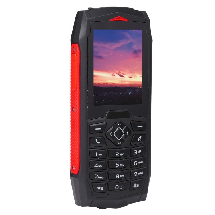 Rugtel R1C Rugged Phone, IP68 Waterproof Dustproof Shockproof, 2.4 inch, MTK6261D, 2000mAh Battery, SOS, FM, Dual SIM(Red) - Mega Discount Store LebanonLebanon