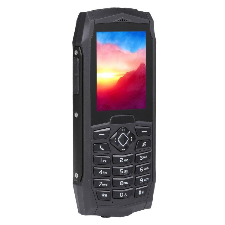 Rugtel R1D Rugged Phone, IP68 Waterproof Dustproof Shockproof, 2.4 inch, MTK6261D, 2000mAh Battery, Loud Box Speaker, FM, Network: 2G, Dual SIM (Black) - Mega Discount Store LebanonLebanon