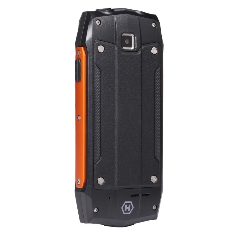 Rugtel R1D Rugged Phone, IP68 Waterproof Dustproof Shockproof, 2.4 inch, MTK6261D, 2000mAh Battery, Loud Box Speaker, FM, Network: 2G, Dual SIM(Orange) - Mega Discount Store LebanonLebanon