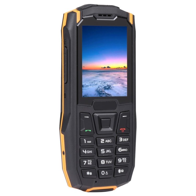 Rugtel R2C Rugged Phone, IP68 Waterproof Dustproof Shockproof, 2.4 inch, MTK6261D, 2500mAh Battery, SOS, FM, Dual SIM (Orange) - Mega Discount Store LebanonLebanon