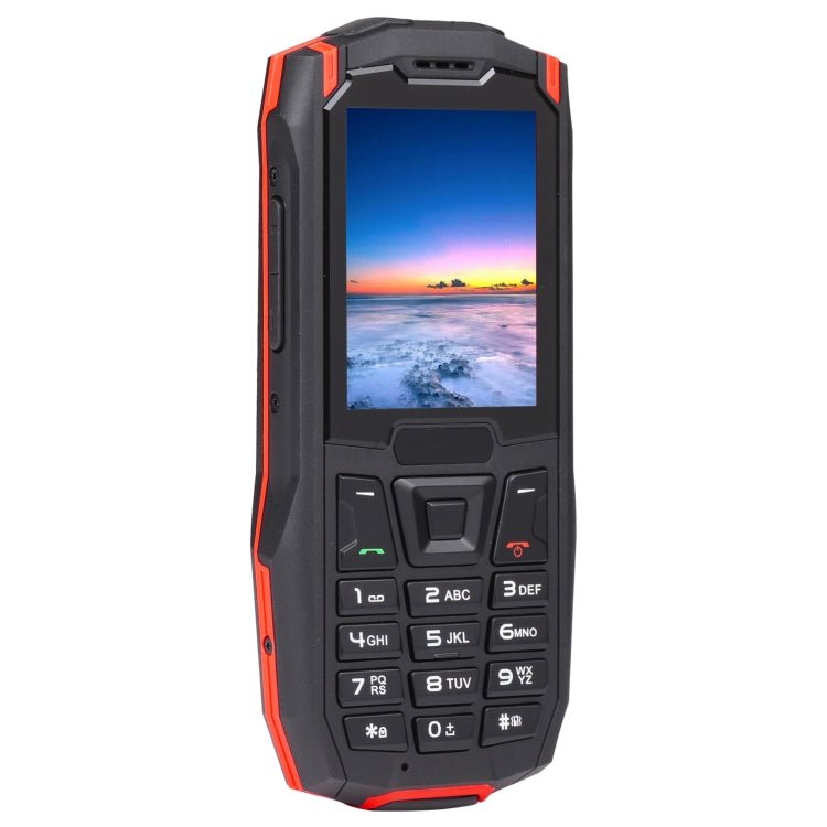 Rugtel R2C Rugged Phone, IP68 Waterproof Dustproof Shockproof, 2.4 inch, MTK6261D, 2500mAh Battery, SOS, FM, Dual SIM(Red) - Mega Discount Store LebanonLebanon