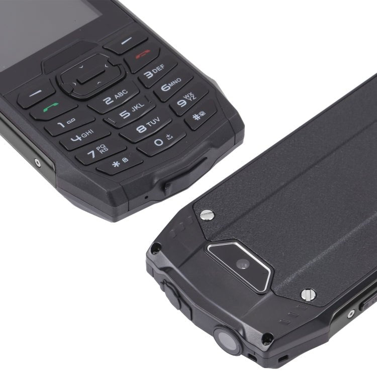 Rugtel R3C Rugged Phone, IP68 Waterproof Dustproof Shockproof, 2.8 inch, MTK6261D, 2000mAh Battery, SOS, FM, Dual SIM(Black) - Mega Discount Store LebanonLebanon