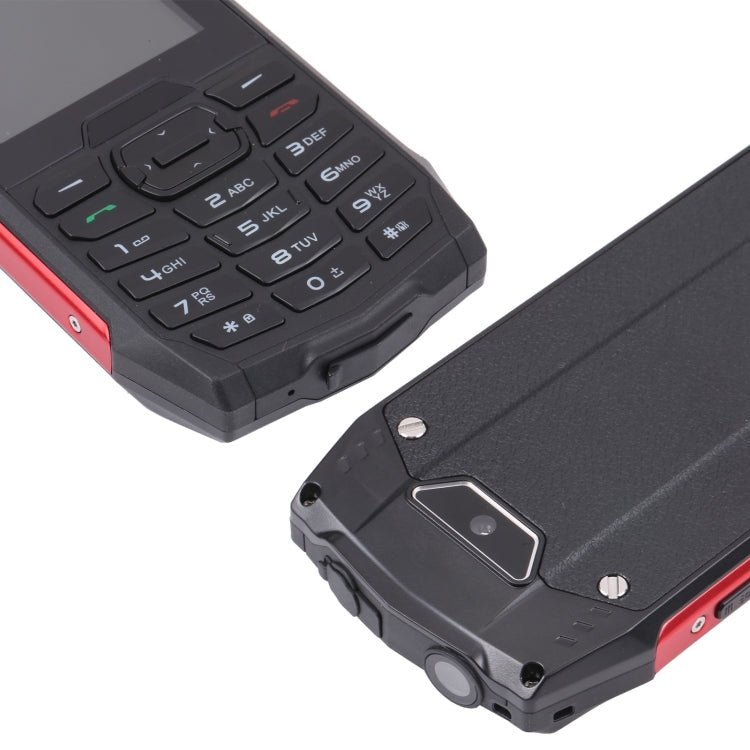 Rugtel R3C Rugged Phone, IP68 Waterproof Dustproof Shockproof, 2.8 inch, MTK6261D, 2000mAh Battery, SOS, FM, Dual SIM(Red) - Mega Discount Store LebanonLebanon