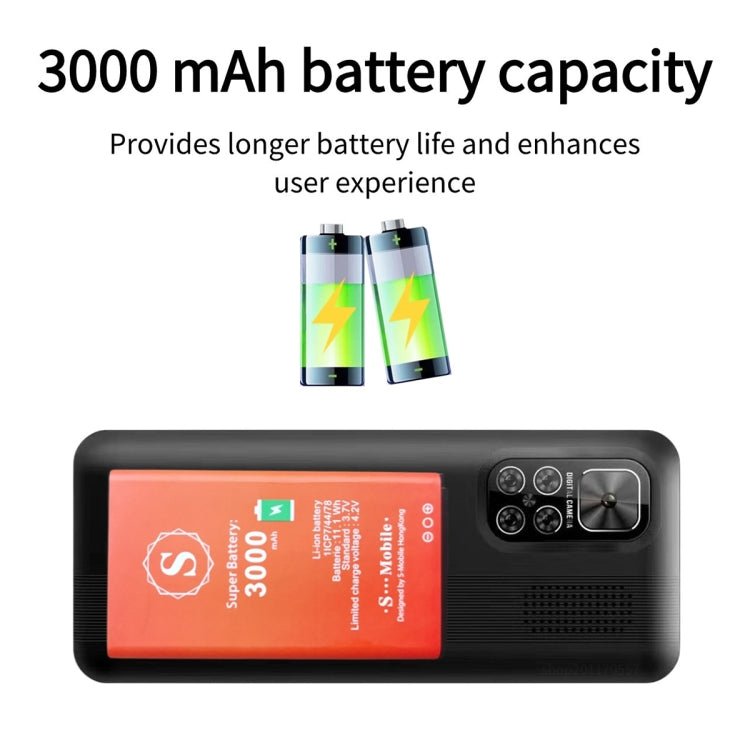 S5630, 2.8 inch, 3000mAh, 21 Key, Support Bluetooth, Flashlight, GSM, Quad SIM (Black) - Mega Discount Store LebanonLebanon