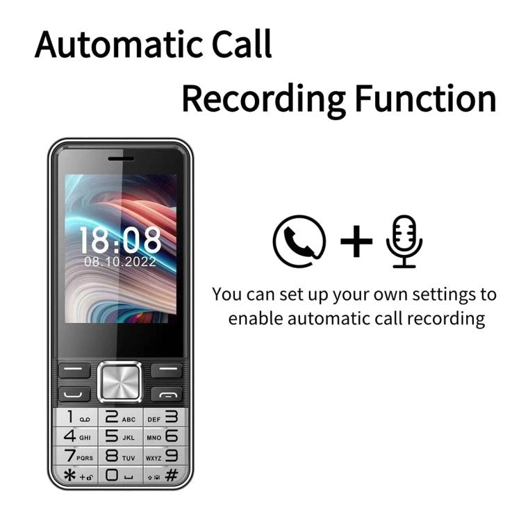 S5630, 2.8 inch, 3000mAh, 21 Key, Support Bluetooth, Flashlight, GSM, Quad SIM (Black) - Mega Discount Store LebanonLebanon