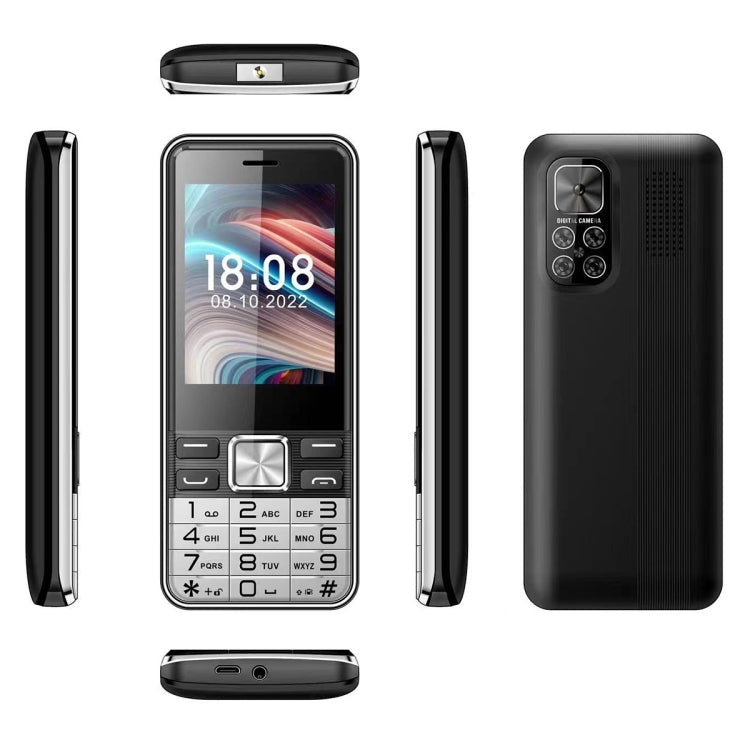 S5630, 2.8 inch, 3000mAh, 21 Key, Support Bluetooth, Flashlight, GSM, Quad SIM (Black) - Mega Discount Store LebanonLebanon