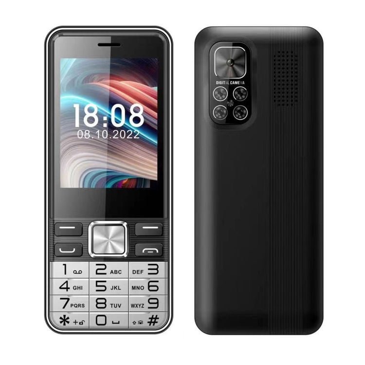 S5630, 2.8 inch, 3000mAh, 21 Key, Support Bluetooth, Flashlight, GSM, Quad SIM (Black) - Mega Discount Store LebanonLebanon