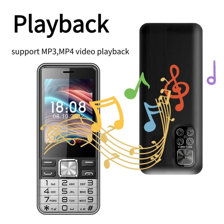 S5630, 2.8 inch, 3000mAh, 21 Key, Support Bluetooth, Flashlight, GSM, Quad SIM (Orange) - Mega Discount Store LebanonLebanon