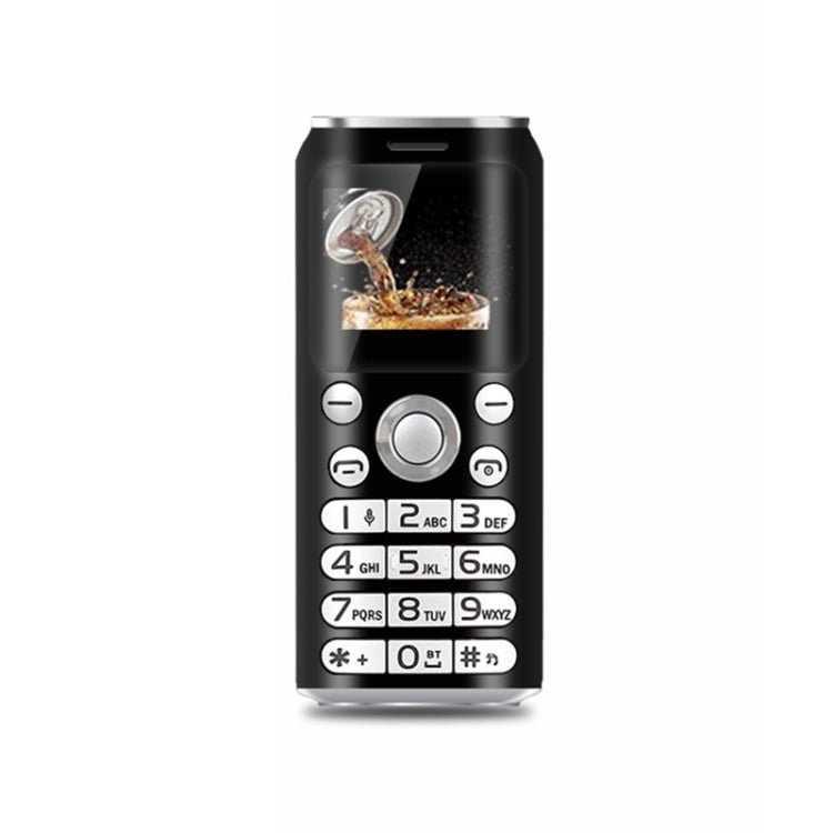 Satrend K8 Mini Mobile Phone, 1.0 inch, Hands Free Bluetooth Dialer Headphone, MP3 Music, Dual SIM, Network: 2G(Black) - Mega Discount Store LebanonLebanon