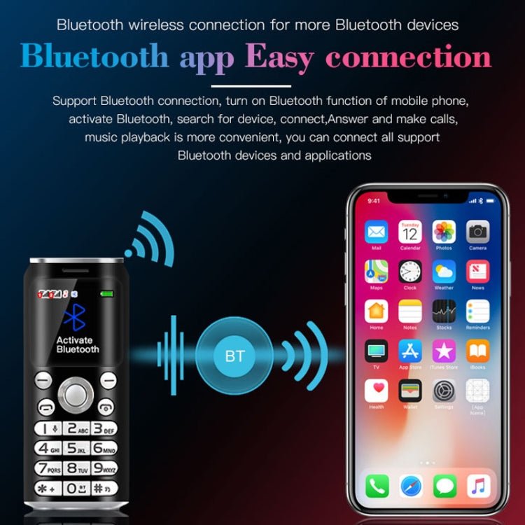 Satrend K8 Mini Mobile Phone, 1.0 inch, Hands Free Bluetooth Dialer Headphone, MP3 Music, Dual SIM, Network: 2G(Red) - Mega Discount Store LebanonLebanon