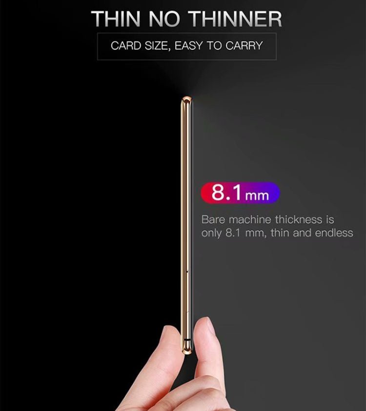 SATREND S10 Card Mobile Phone, 2.4 inch Touch Screen, MTK6261D, Support Bluetooth, FM, GSM, Dual SIM(Gold) - Mega Discount Store LebanonLebanon