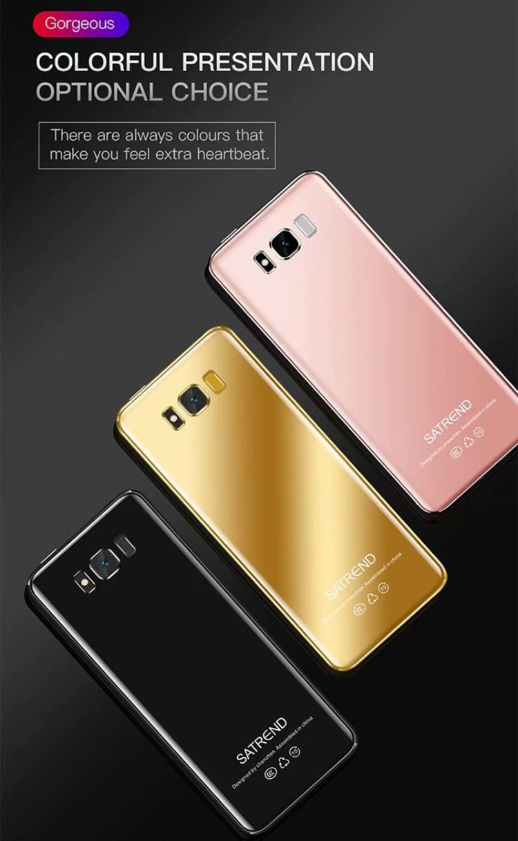 SATREND S10 Card Mobile Phone, 2.4 inch Touch Screen, MTK6261D, Support Bluetooth, FM, GSM, Dual SIM(Pink) - Mega Discount Store LebanonLebanon