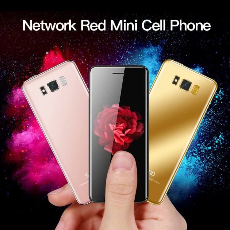 SATREND S10 Card Mobile Phone, 2.4 inch Touch Screen, MTK6261D, Support Bluetooth, FM, GSM, Dual SIM(Pink) - Mega Discount Store LebanonLebanon