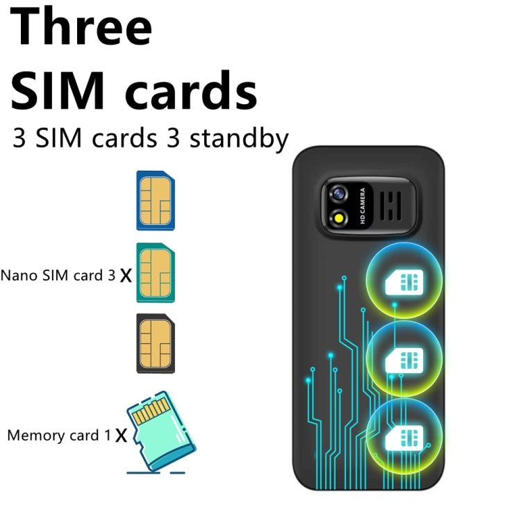 SERVO BM5310 Mini Mobile Phone, English Key, 1.33 inch, MTK6261D, 21 Keys, Support Bluetooth, FM, Magic Sound, Auto Call Record, GSM, Triple SIM (White) - Mega Discount Store LebanonLebanon