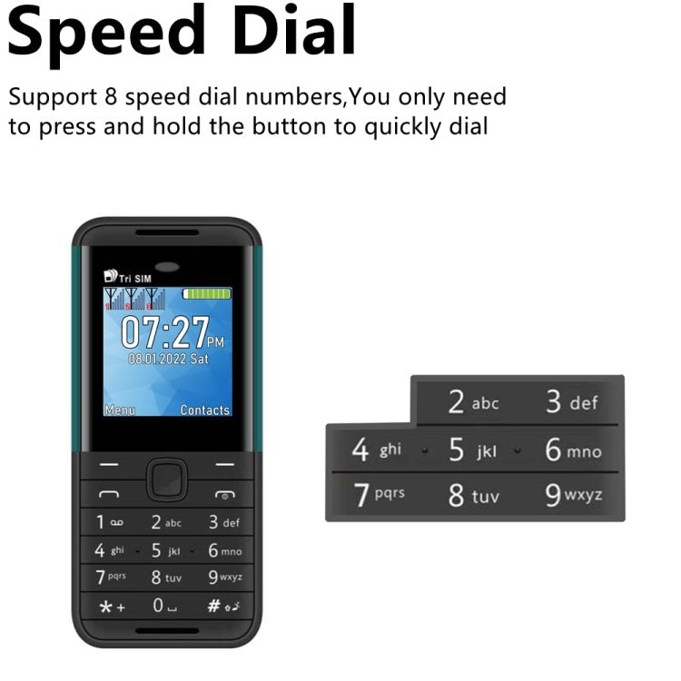 SERVO BM5310 Mini Mobile Phone, Russian Key, 1.33 inch, MTK6261D, 21 Keys, Support Bluetooth, FM, Magic Sound, Auto Call Record, GSM, Triple SIM (Black Red) - Mega Discount Store LebanonLebanon