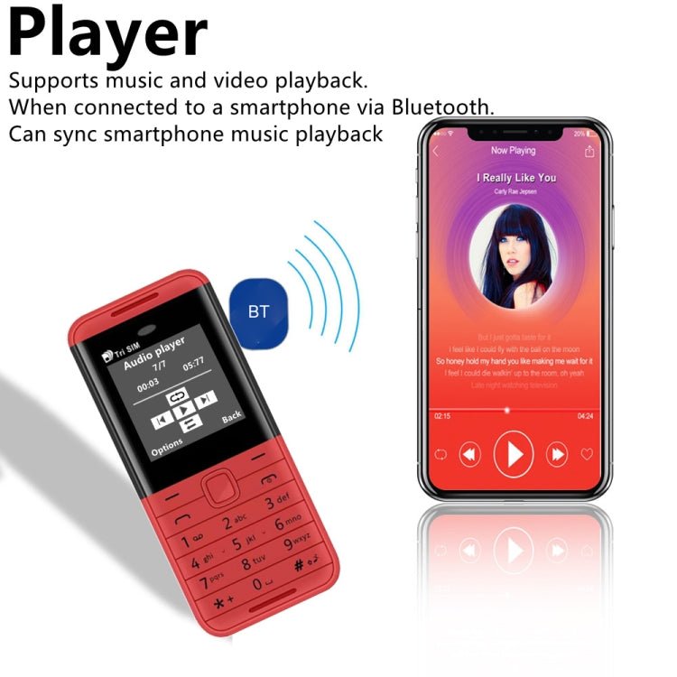 SERVO BM5310 Mini Mobile Phone, Russian Key, 1.33 inch, MTK6261D, 21 Keys, Support Bluetooth, FM, Magic Sound, Auto Call Record, GSM, Triple SIM (Yellow) - Mega Discount Store LebanonLebanon