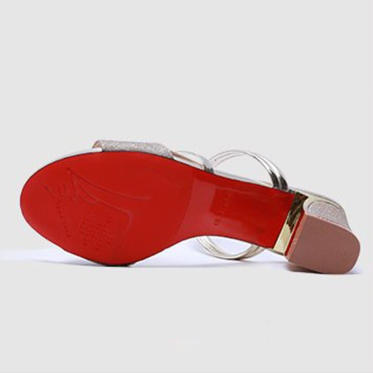 Thick With Open Toe Fish Mouth Sandals, Shoe Size:40(Silver) - Mega Discount Store LebanonLebanon