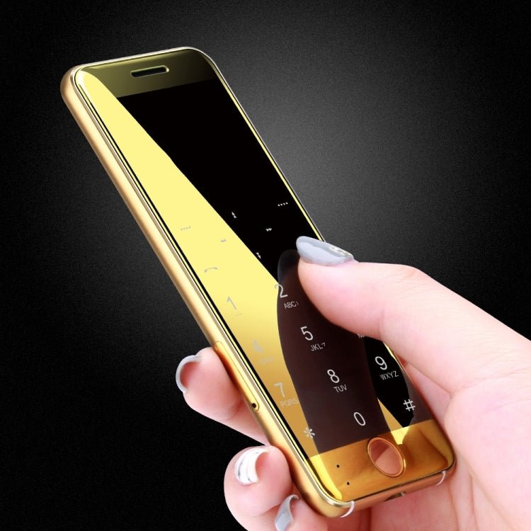 Ulcool V66+, 1.54 inch, MTK6261D, Support Bluetooth Sync, Bluetooth Dial, FM, Anti - lost, GSM, Dual SIM (Gold) - Mega Discount Store LebanonLebanon