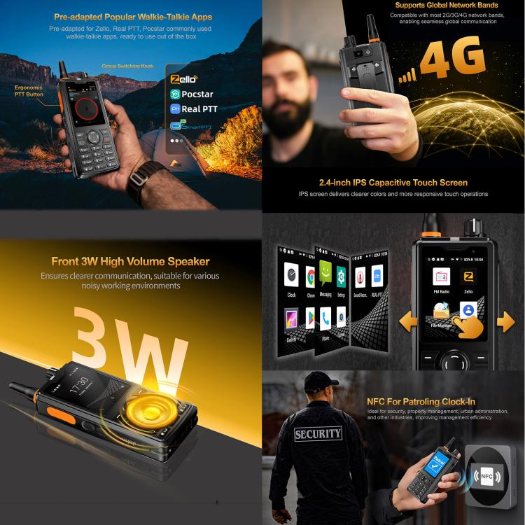 UNIWA F41 Rugged Phone, 1GB+8GB, 2.4 inch MediaTek MT6739 Quad Core, 4600mAh Battery, 21 Keys, Network: 4G (Black) - Mega Discount Store LebanonLebanon