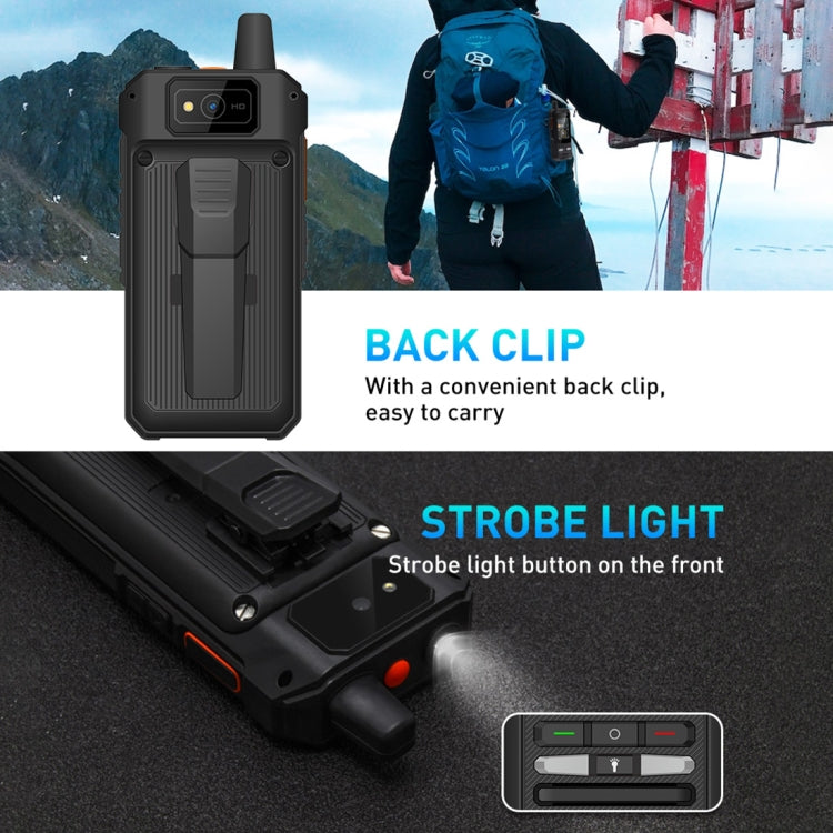 UNIWA F80 Walkie Talkie Rugged Phone, 1GB+8GB, Waterproof Dustproof Shockproof, 5300mAh Battery, 2.4 inch Android 8.1 Qualcomm MSM8909 Quad Core up to 1.1GHz, Network: 4G, Dual SIM, PPT, SOS (Black) - Mega Discount Store LebanonLebanon