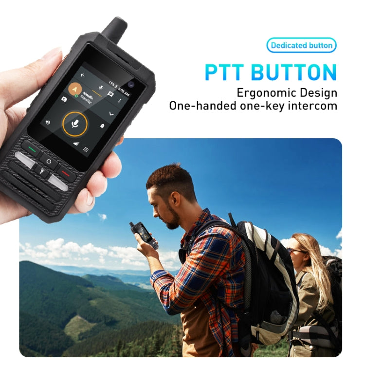 UNIWA F80S Walkie Talkie Rugged Phone, 1GB+8GB, Waterproof Dustproof Shockproof, 5300mAh Battery, 2.4 inch Android 10 Spreadtrum SL8541E Quad Core up to 1.4GHz, Network: 4G, Dual SIM, PoC, SOS (Black) - Mega Discount Store LebanonLebanon