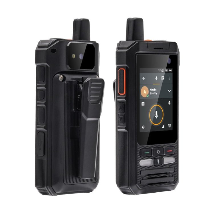 UNIWA F80S Walkie Talkie Rugged Phone, 1GB+8GB, Waterproof Dustproof Shockproof, 5300mAh Battery, 2.4 inch Android 10 Spreadtrum SL8541E Quad Core up to 1.4GHz, Network: 4G, Dual SIM, PoC, SOS (Black) - Mega Discount Store LebanonLebanon