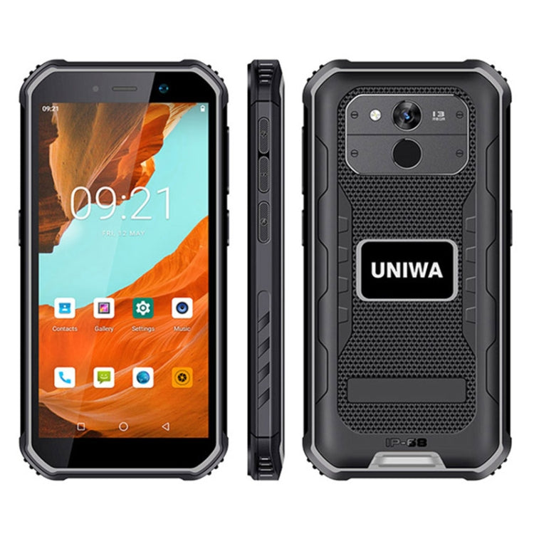 UNIWA F963 Pro Rugged Smart Phone, 6GB+128GB, 5.5 inch Android 13, Unisoc T606 Octa Core, NFC, Fingerprint Unlock, 4G Network, UK Plug (Black Grey) - Mega Discount Store LebanonLebanon