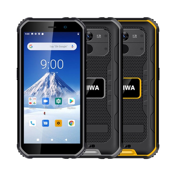 UNIWA F963 Rugged Phone, 3GB+32GB, IP68 Waterproof Dustproof Shockproof, 5.5 inch Android 10.0 MTK6739 Quad Core up to 1.25GHz, Network: 4G, NFC, OTG (Black Grey) - Mega Discount Store LebanonLebanon