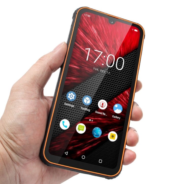 UNIWA F965 Pro Rugged Smart Phone, 6GB+128GB, 6 inch Android 13, MT6762 Octa Core, Network: 4G, NFC, PoC, SOS, AU Plug (Black+Orange) - Mega Discount Store LebanonLebanon