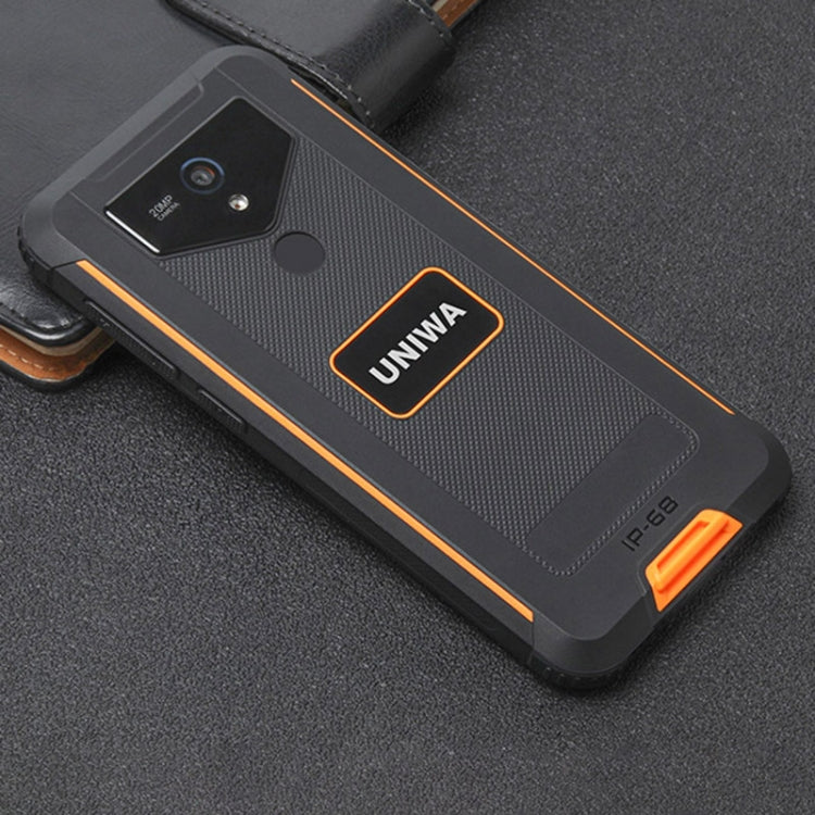 UNIWA F965 Pro Rugged Smart Phone, 6GB+128GB, 6 inch Android 13, MT6762 Octa Core, Network: 4G, NFC, PoC, SOS, US Plug (Black+Orange) - Mega Discount Store LebanonLebanon