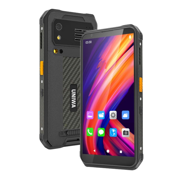 UNIWA M512 2D Scan Version Rugged Phone, 4GB+64GB, IP65 Waterproof Dustproof Shockproof, 4100mAh Battery, 5.7 inch Android 12 MTK6762 Octa Core up to 2.0GHz, Network: 4G, NFC (Black) - Mega Discount Store LebanonLebanon